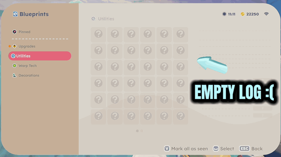 All Blueprints Unlocked